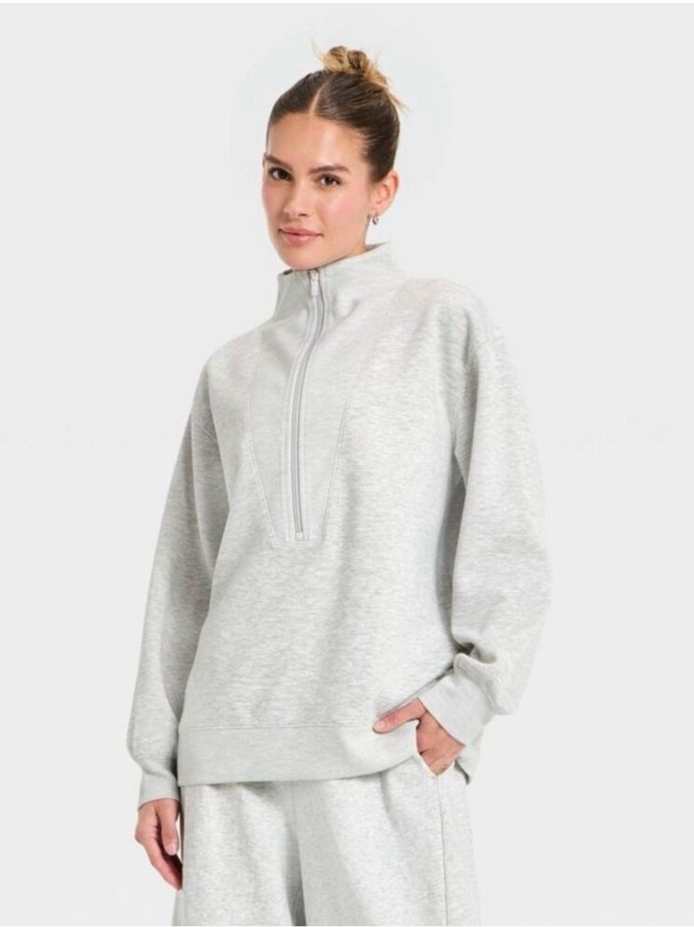 Women’s Airy sleek zip sweatshirt - All in Motion NWT